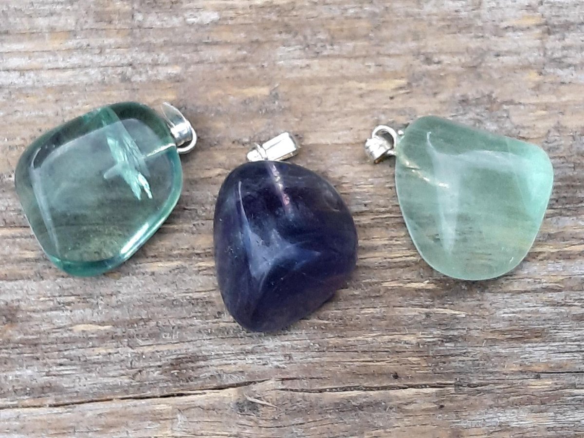 Edelsteen Fluoriet hanger